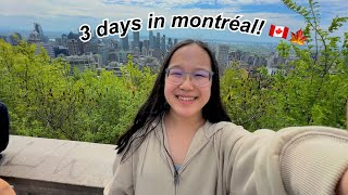 3 days in montréal 🇨🇦🍁 [upl. by Sobmalarah716]