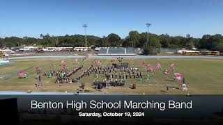 Benton High School Marching Band at the DeRidder Marching Festival 2024 [upl. by Shaffer]