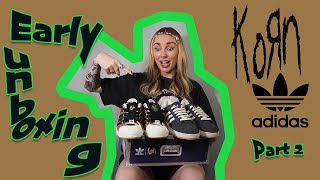 Korn x adidas  Part 2  Early Sneaker Unboxing [upl. by Rabma]