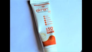 Ekran Silicon based gel Sunscreen [upl. by Pahl]