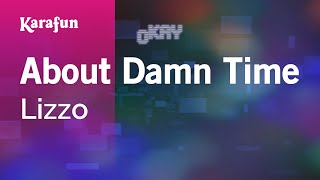 About Damn Time  Lizzo  Karaoke Version  KaraFun [upl. by Anael983]