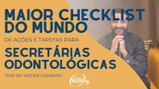 O Maior Check List de Tarefas Para Secretárias Odontológicas [upl. by Berget608]