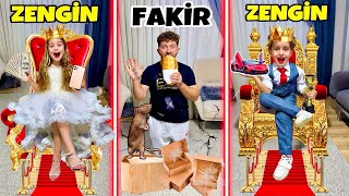 TÜM GÜN ZENGİN FAKİR OLMAK ‼️ KİM ZENGİN KİM FAKİR  KUZEY ELİF [upl. by Davidde]