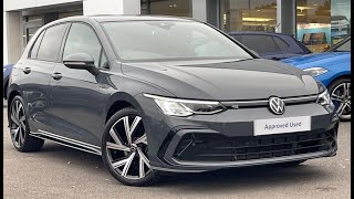 Approved Used Volkswagen Golf RLine 20 TDI 150PS in Dolphin Grey  DC73EEZ  Wrexham Volkswagen [upl. by Essy832]