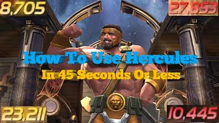 How To Use Hercules In 45 Seconds Or Less [upl. by Aseena]