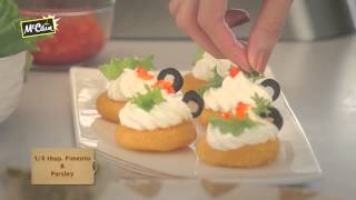 McCain FoodsIndia  Smiles Canapes Recipe [upl. by Yclek]