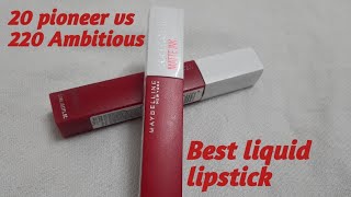 MaybellineNew York super stay Matte ink liquid lipstick 💄 [upl. by Atsirc]