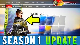 APEX UPDATE  New Map UI Changes Skins New Legends amp More Leaks [upl. by Yenettirb]