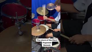 🥁 Aluno Kayke estudando “The Return of the Giant Hogweed do genesisband aulasdebateria drums [upl. by Sirovart]