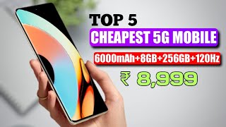 5 best new budget 5G mobile under 9000 in 2024  5 best Cheapest 5G mobile under 9000 [upl. by Dragoon]