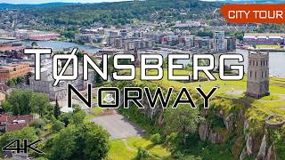 Tønsberg Norway  City Tour amp Drone 4k [upl. by Cacilie]