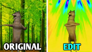 ich will nicht wolf meme  ORIGINAL vs GREEN SCREEN vs EDIT [upl. by Mercie]