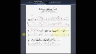 Shortest ever Allan Holdsworth Solo  Tab [upl. by Maitilde]