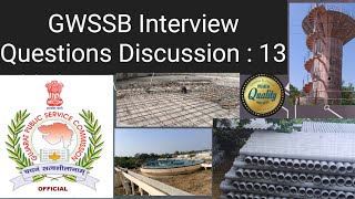 GWSSB Interview Discussion13GPSC Civil Engineering InterviewLogicalCivilian gwssbinterview [upl. by Ojadnama]