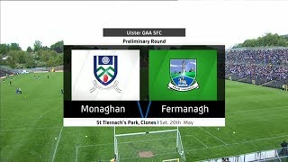 Monaghan v Fermanagh  Ulster Senior Football Championship 2017  Preliminary Round  HIGHLIGHTS [upl. by Anelrihs]