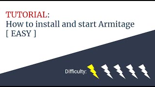 How to install and start Armitage on Kali Linux 2020 [upl. by Gracye]