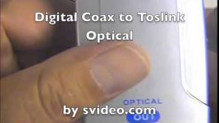 Coaxial to Optical Converter [upl. by Hortensia]