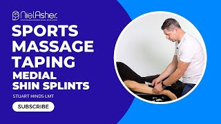 Shin Splints  Taping for Shin Splints Medial Tibial Stress Syndrome  Periostitis [upl. by Carmelle499]