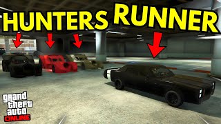 1 MUSCLE CAR vs 3 VIGILANTES GTA 5 Manhunt Can I Win [upl. by Land172]