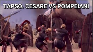 La battaglia di Tapso Giulio Cesare vince i pompeiani [upl. by Suidualc94]