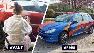 Repeindre sa voiture soi même 🎨 ponçage apprêt peinture vernis Amateur [upl. by Sargent]