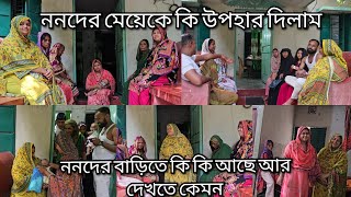 এতদিন কেন ননদের বাড়িতে আসিনিকি উপহার দেওয়া হলো ভাগ্নিকেমেয়ের ফুফু কি বলে দিল তার মামাকেmoriom [upl. by Enerod939]