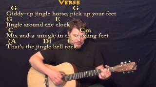 Jingle Bell Rock CHRISTMAS Strum Guitar Cover Lesson in G with ChordsLyrics [upl. by Aicilihp]