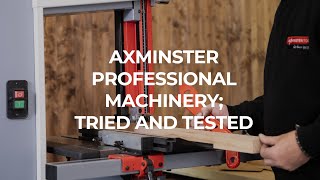 Axminster Professional machinery tried and tested [upl. by Nivets]