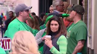 Thousands gather to celebrate St Patricks Day in uptown Charlotte [upl. by Ashly]