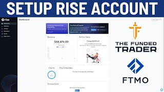 How To Setup RISE PAY Account For Prop Firm Payouts DEEL ALTERNATIVE [upl. by Adnamal]