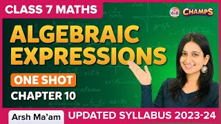 Algebraic Expressions  ONE SHOT  Chapter 10  Class 7  BYJUS [upl. by Veta]