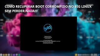 RECUPERANDO PARTIÇÃO DE BOOT NO BIG LINUX [upl. by Attiuqahs]