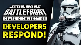 Developers Respond About Multiplayer Issues Star Wars Battlefront Classic Collection [upl. by Karalee837]