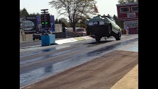 Classic Chevy vs Ford match up at the 2024 Dragtober Invitational [upl. by Nehpets]