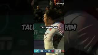 Posolo Tuilagis Incredible 50 Metre Try vs Uruguay [upl. by Ediva]