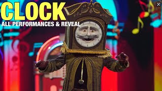 The Masked Singer Grandfather Clock All Clues Performances amp Reveal [upl. by Eniamerej]