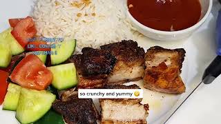 Air Fryer Crispy Pork Belly so crunchy yummy and easy recipe Yummy 😋 [upl. by Assirec59]