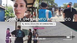 VLOG COMO É UM CONGRESSO  90 matemáticos na praia Escola de Combinatória [upl. by Mimajneb]