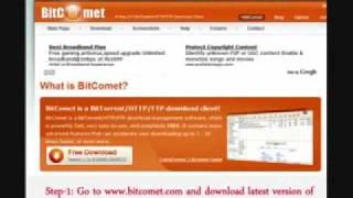 Make BitComet 114 Faster For Your 2Mbps Connection [upl. by Guimar]