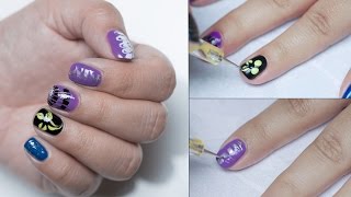 DIY Dry Marble Nail Art Designs  Nail Painting Tips For Beginners [upl. by Gerhardt]