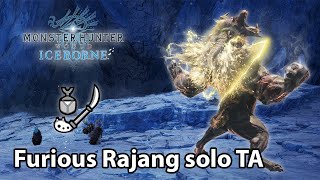 MHWIB  Furious Rajang solo Insect Glaive  606 TA rules [upl. by Arty447]