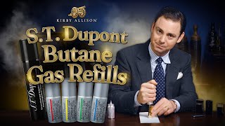 How to Refill Your ST Dupont Butane Gas Lighter  How to Refill Your Lighter  Kirby Allison [upl. by Litch]