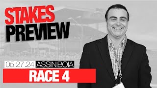 Assiniboia Downs Race 4 Preview  May 27 2024 [upl. by Aitnic]