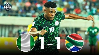 NIGERIA 1  1 SOUTH AFRICA  MATCH REACTION HIGHLIGHTS  TALKING POINTS  VICTOR BONIFACE  ONUACHU [upl. by Marchal376]