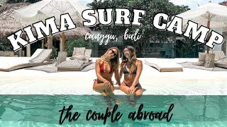 SPEND A WEEK WITH ME AT KIMA SURF CAMP IN CANGGU BALI  surf school going out sunsets and more [upl. by Suriaj315]