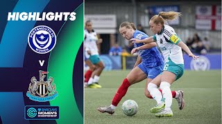 Newcastle Remain Unbeaten  Portsmouth v Newcastle Highlights  Barclays Womens Championship [upl. by Venditti]