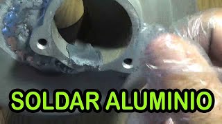 Como soldar aluminio soldadura  sellador [upl. by Amikahs]