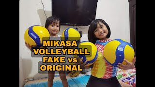 Mikasa Volleyball Fake vs Original V200W V320W V330W OEM vs Original Review [upl. by Rehpitsirhc801]