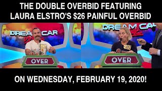 The Price is Right  THE DOUBLE OVERBID FEATURING LAURA ELSTROS 26 PAINFUL OVERBID 2192020 [upl. by Cressler]