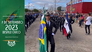 Desfile Cívico 7 de Setembro de 2023  Guarda Mirim Municipal de SalinasMG [upl. by Gayla]